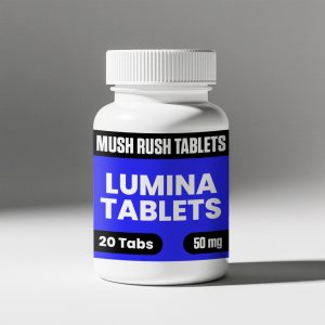 Lumina Microdose Tablets by Mush Rush – 0.5mg psilocybin extract per tablet, subtle clarity and emotional balance