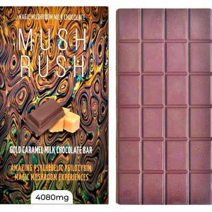 Caramel Milk Chocolate Bar – 4080mg Psilocybin