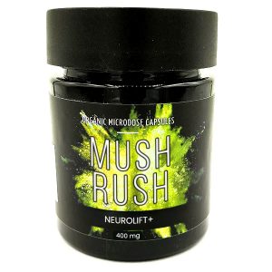 NeuroLift+ 400mg psilocybin capsule by Mush Rush – mid-threshold nootropic stack for emotional clarity and cognitive support – ships to USA
