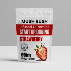 Strawberry Gummies – 1500mg Psilocybin Extract