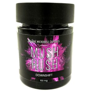 Downshift Recovery Capsule by Mush Rush – 0mg psilocybin integration support for calm, clarity, and post-journey balance